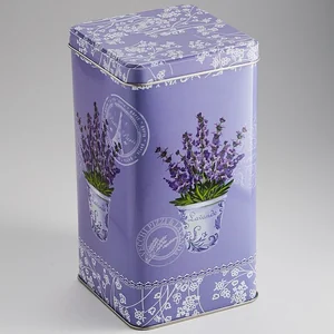 DELTA Банка жестяная 1,2 л. Лаванда П87*87h165v120-01475