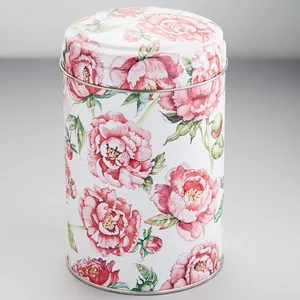 DELTA Банка жестяная 1,1 л.Пионы Ц99h145v110-01482