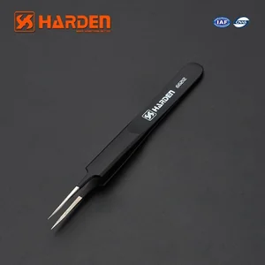 HARDEN Пинцет профессиональный острый 120мм 660212