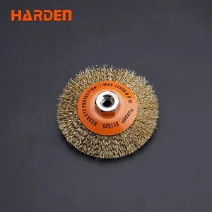 HARDEN Щетка зачистная проволочная для УШМ М14х2,0 100мм 611506