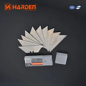 HARDEN Набор из 10 трапециевидных лезвий_19х60мм для ножа (570332) (570325) 570345