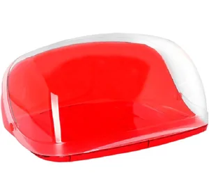 М-ПЛАСТИКА Хлебница Кристалл М 1186 красный