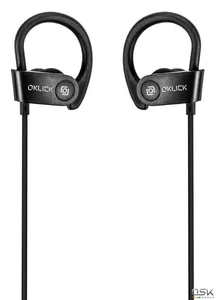 OKLICK Гарнитура вкладыши BT S 120 черный беспроводные bluetooth 483870