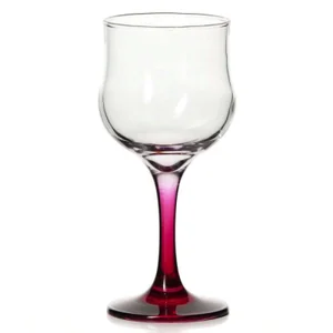 PASABAHCE Бокал ЭНЖОЙ ФУКСИЯ 200 мл (ножка цв.фуксии) 44167SLBD9