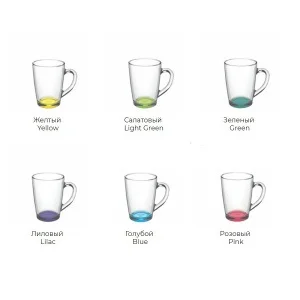 ОСЗ Кружка Капучино Лак Микс 300 мл (цвета в ассортименте) 07C1334LM