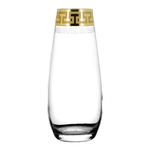 ГУСЬ ХРУСТАЛЬНЫЙ Ваза 26см. Греческий узор EAV03-3267/S/Z/1