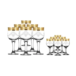 ГУСЬ ХРУСТАЛЬНЫЙ Набор 12пр. Барокко вино+ликер EAV63-163/164/S/J/12