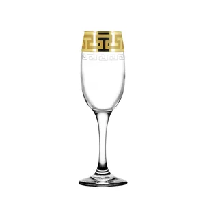 ГУСЬ ХРУСТАЛЬНЫЙ Набор бокалов для шампанского 6пр. Греческий узор EAV03-519/S