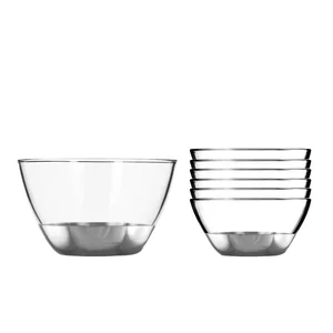 ГУСЬ ХРУСТАЛЬНЫЙ Набор салатников 7пр. Поло SE147-1326/1322/S