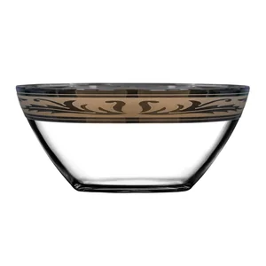 ГУСЬ ХРУСТАЛЬНЫЙ Набор салатников Русский узор 16см.2шт. GE09-1425/S