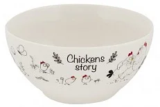 Салатник фарф 650мл Chickens Story TM Rainbow