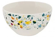 Салатник фарф 650мл Terrazzo TM Rainbow