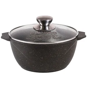 МЕЧТА Кастрюля с АП Гранит black 41802 1,0л.