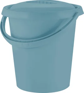 Ведро AMPARI с крышкой 10л PT9062ГО-5 голубой океан