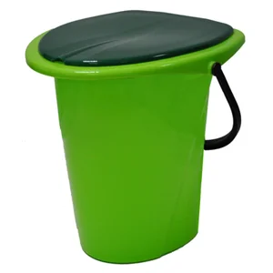 Ведро-туалет Smart Solution 17 л ING30001СЛ-7РS оливковый