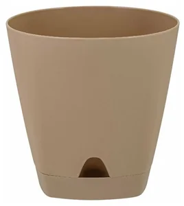 Горшок для цветов AMSTERDAM D 110 с прикорневым поливом 0,65 л ING6198МШОК молочный шоколад