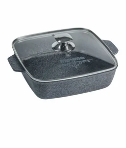 МЕЧТА Жаровня Premium grey 37901 24х24см.