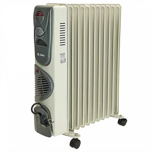 DELTA Обогреватель масляный D07F-11  2500 Вт, 11 секций, с вентилятором