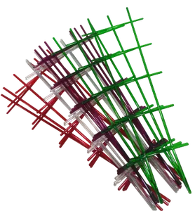 Опора для комнатных растений прозрачная ING5301МИКС цвета микс