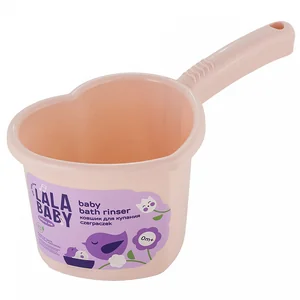 DELTA Ковшик для купания Lalababy Follow Me 1,5 л LA1022RS розовый пастельный