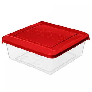 DELTA Контейнер для продуктов Asti квадратный 0,5 л (красный) 221100306/03