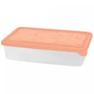 DELTA Контейнер для продуктов HELSINKI Artichoke 0,9 л прямоугольный PT143511040 персиковая карамель