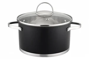 DELTA Кастрюля нерж Amanda 3,3л черн HU06333