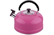 Чайник из нержав стали, объем 2,5 (розовый), IRH-423