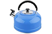 Чайник из нержав стали, объем 2,5 (голубой), IRH-422