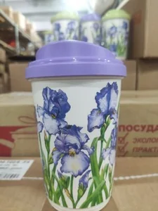 Термостакан с декором 400 мл микс 1 434227618