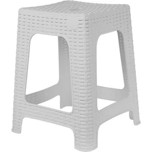 Табурет квадратный Rattan 363х363х448 мм утренний туман