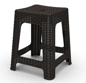 Табурет квадратный Rattan 363х363х448 мм горький шоколад