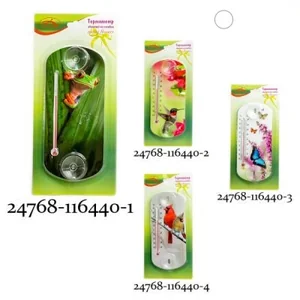 Термометр наружный 20х9 см на липучках 24768-116440