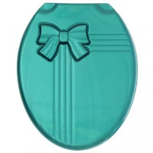 Крышка д/унитаза Libero Бантик зел 1/10