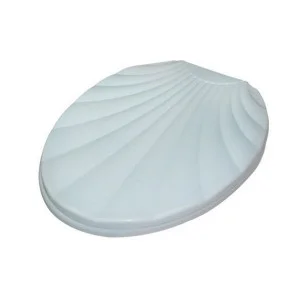 Крышка д/унитаза жесткое Ракушка белый 1/12