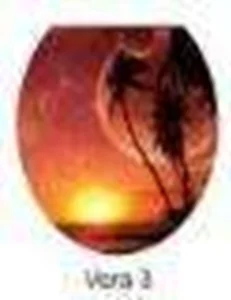 Крышка д/унитаза Libero Закат 1/10