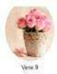 Крышка д/унитаза Libero Розы 1/10