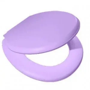Крышка для унитаза мягкая Vanna Lux сиреневая 1/17