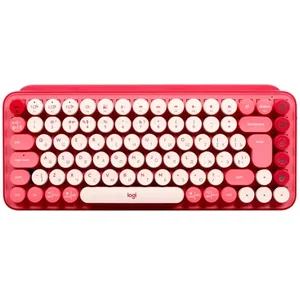 Logitech Клавиатура POP Keys розовый/красный 1658793