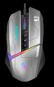 A4Tech Мышь Bloody W60 Max Gun серый/черный 1529877