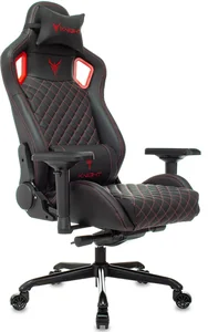 Бюрократ Кресло игровое KNIGHT Titan черный/красный 1685575