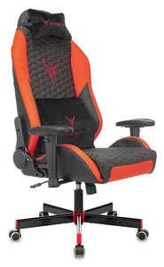 Бюрократ Кресло игровое KNIGHT Neon черный/красный 1717268