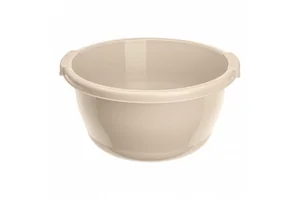 Таз круглый 10 л 431212807 бежевый