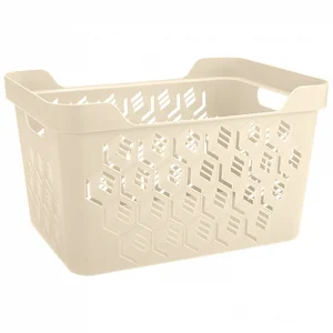 Корзинка универсальная Deluxe 380х276х220 мм 18 л бежевый