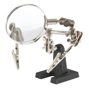 SPARTA Зажим для пайки Третья рука с лупой 914605