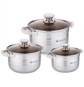 ZEIDAN Набор кастрюль 6пр. Z-50656