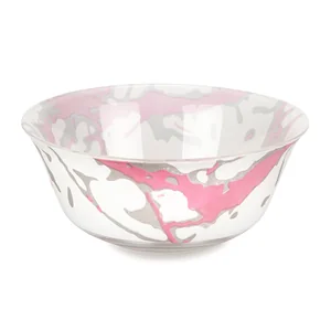 LUMINARC Салатник Marble Pink Silver Марбл Пинк Сильвер - 12 см. Q7482