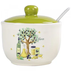 BACKMAN Банка c ложкой BM-0605-02 Laura