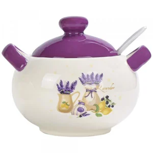 BACKMAN Банка c ложкой BM-0613-01 Grace