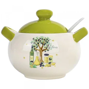 BACKMAN Банка c ложкой BM-0613-02 Grace